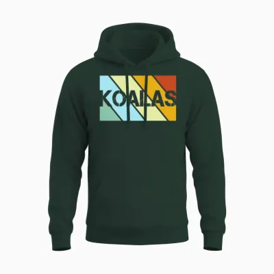 Koalas Retro Unisex Hoodie - Forest