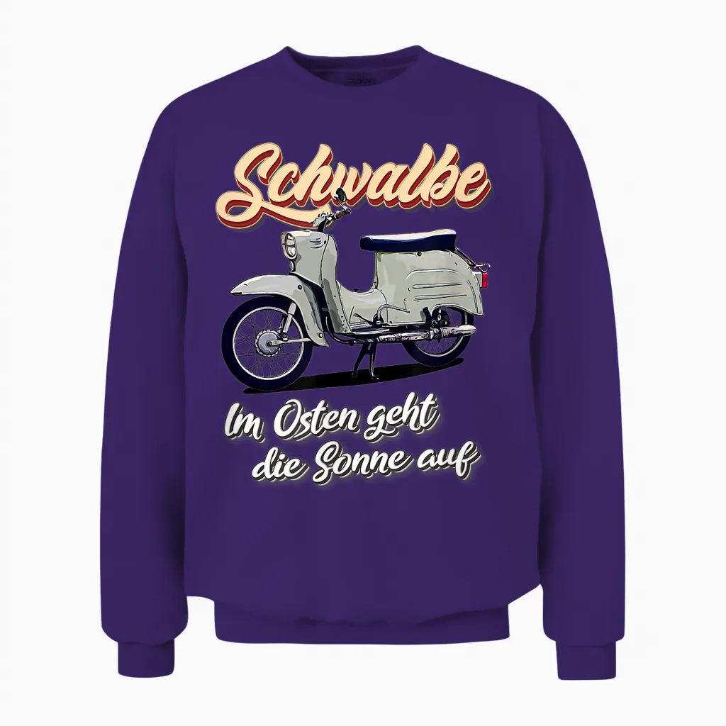 Schwalbe Simson Unisex Sweatshirt in Purple