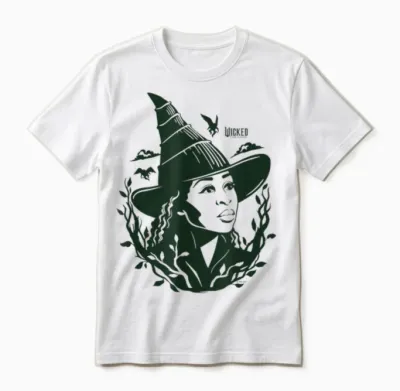 Wicked: for Good Elphaba Gauze Unisex T-Shirt - White