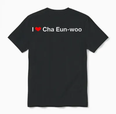 In the Heart, Cha Eun-Woo Unisex T-Shirt - Black