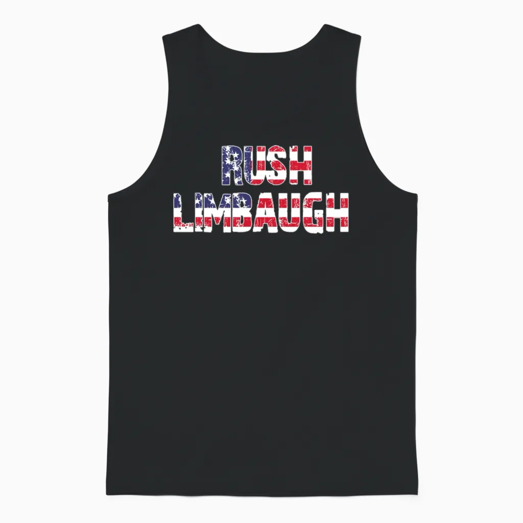 Rush Limbaugh Rip 1951-2021 Unisex Tank Top in Black