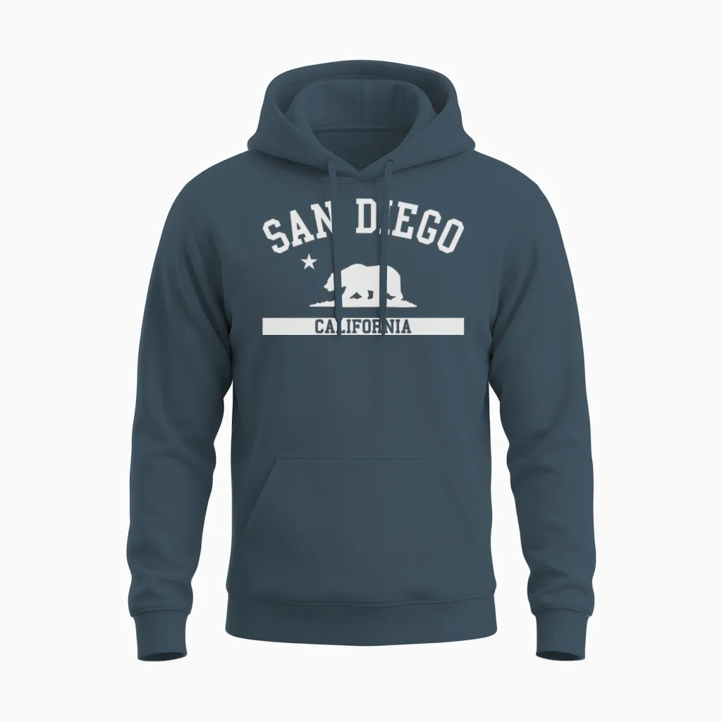 San Diego Unisex Hoodie in Dark Heather