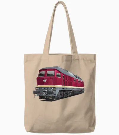 Ludmilla Model Railway Diesel Locomotive Br 132 Br 232 Tote Bags - Natural