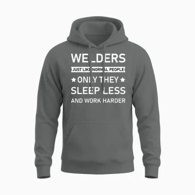 Welder Operator Welding Coded Welder Unisex Hoodie - Graphite Heather