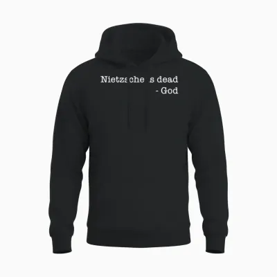 Philosophie Theorie Philosoph Nietzsche Ist Tot - Gott Unisex Hoodie - Black