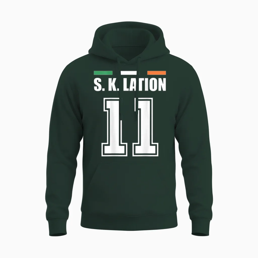 Funny Name Ireland Jersey for Mallorca and the Party T-Shirt, Green Unisex Hoodie in Forest