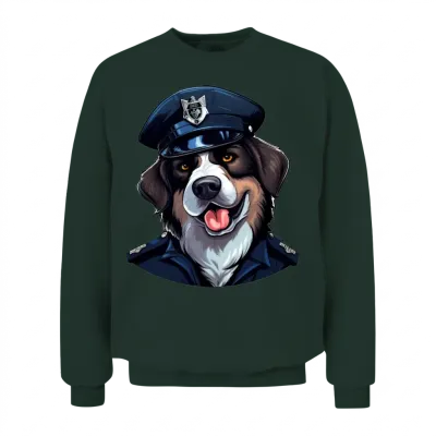 Dogs Police Unisex Sweatshirt - Forest
