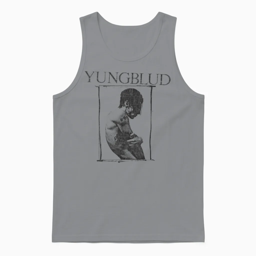 Official Yungblud Idols Case Unisex Tank Top in Sport Grey