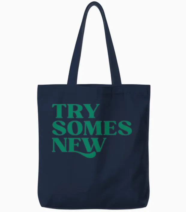 Try Somes New Tote Bags in Navy