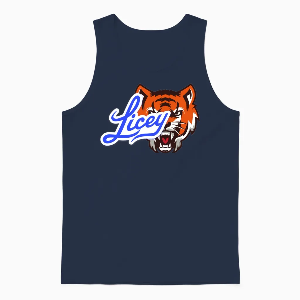 Licey Tigers Shirts Unisex Tank Top in Navy