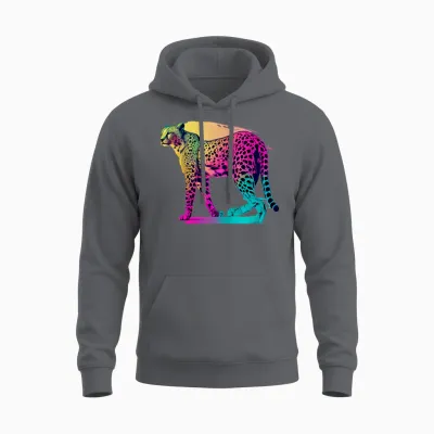 Guépard Unisex Hoodie - Charcoal