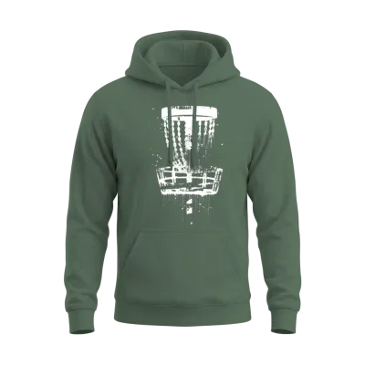 Disc Golf Unisex Hoodie - Military Green