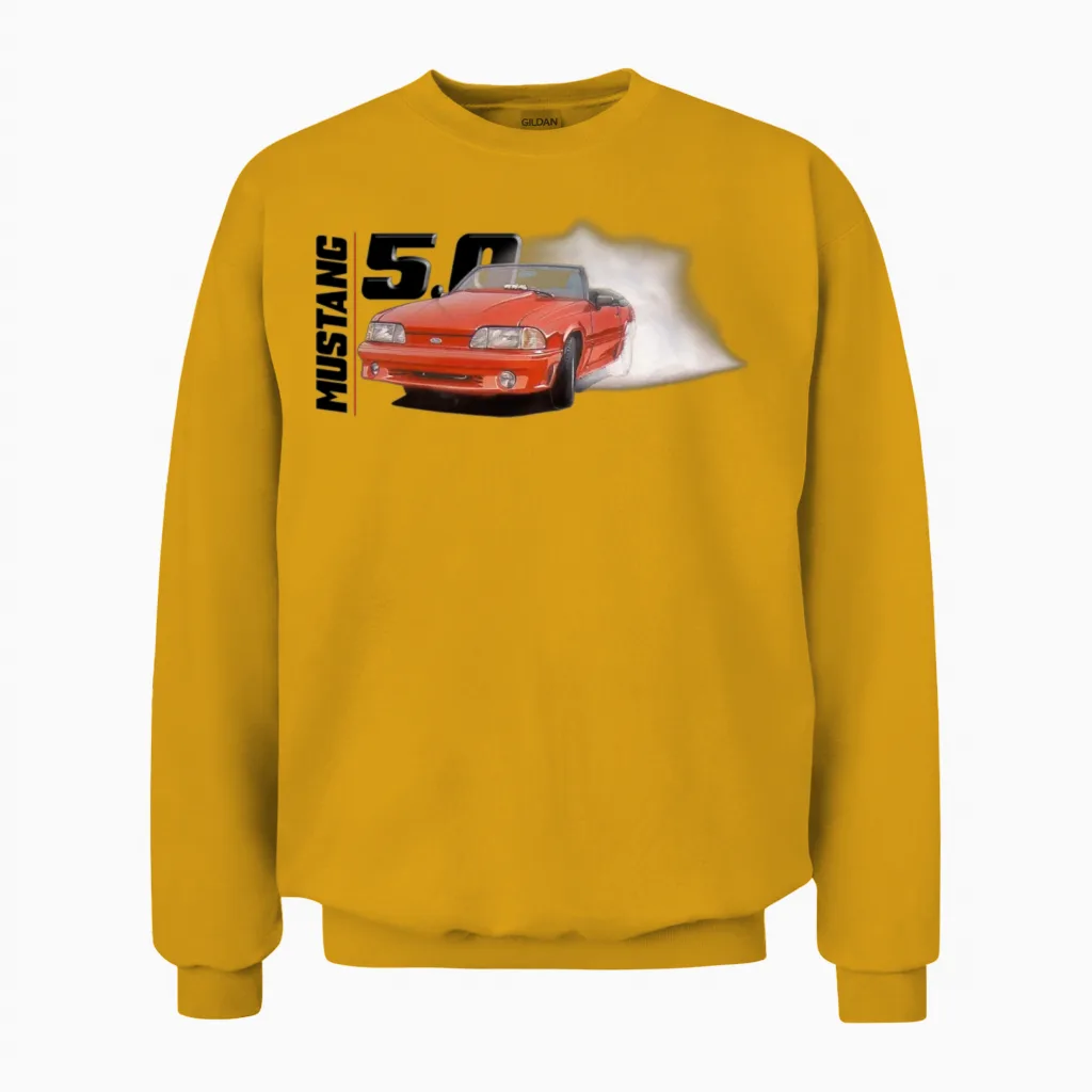 1991 Mustang 5.0 Unisex Sweatshirt - Gold