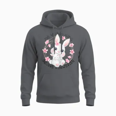 Ich Werde Große Schwester 2026 Unisex Hoodie - Charcoal
