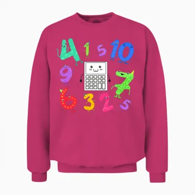 Mathematics Number Day Unisex Sweatshirt - Heliconia