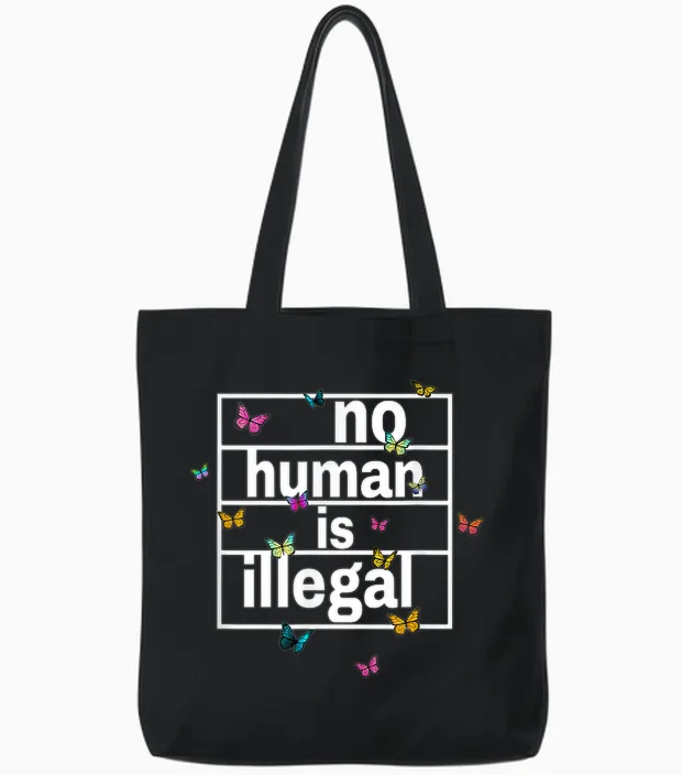 Kein Mensch Ist Illegal – Das Original Tote Bags in Black