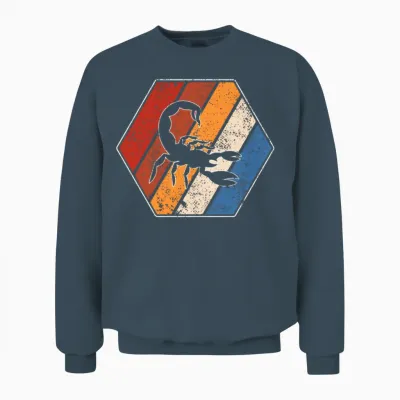 Scorpion Retro Unisex Sweatshirt - Dark Heather