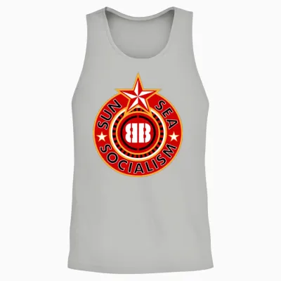 Billy Bragg Sun Sea Socialism Unisex Tank Top - Ash