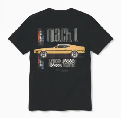 Mach 1 - Legend Racers Unisex T-Shirt - Black