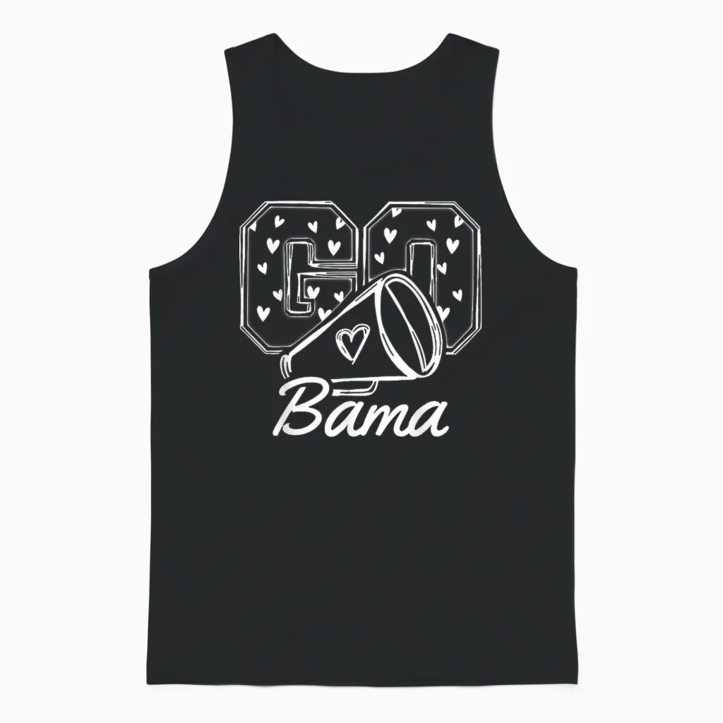 Alabama State Vintage Lover Men Women & Unisex Tank Top in Black