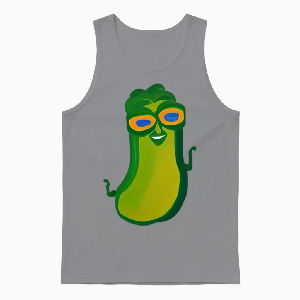 Le Chini Unisex Tank Top in Sport Grey