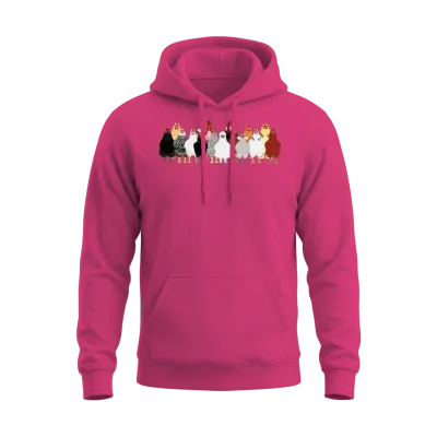 Women Chicken Shirt Chicken Unisex Hoodie - Heliconia