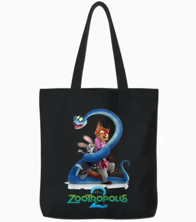 Zootopia Tote Bags - Black