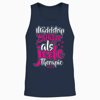 Girls' Trip Women's Trip 2026 Girls' Strip Unisex Tank Top - Navy