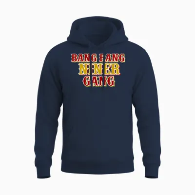 Bang Bang Niner Gang Unisex Hoodie - Navy