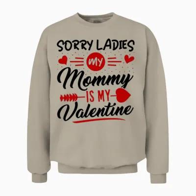 Valentines Day Shirt for Teen Boys Unisex Sweatshirt - Sand