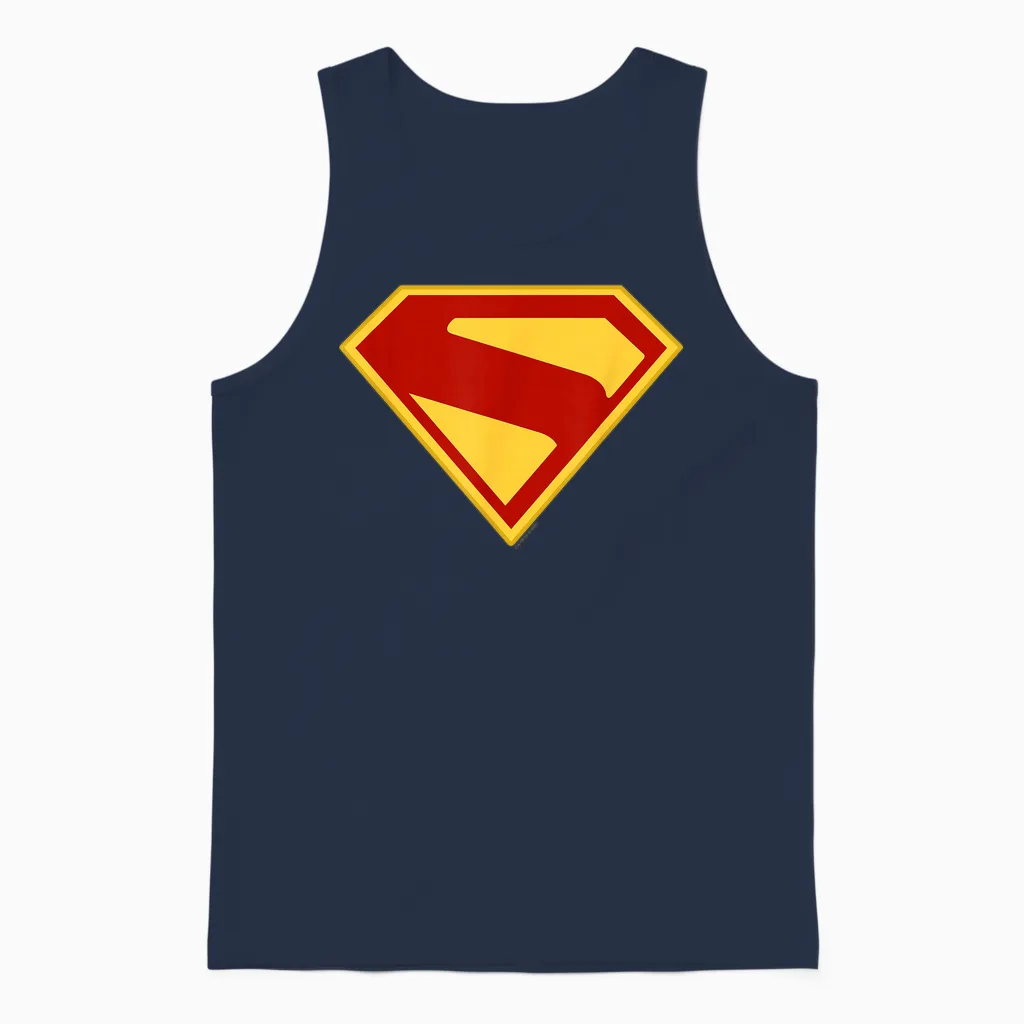 Superman (2025 Movie) S-Shield Unisex Tank Top in Navy