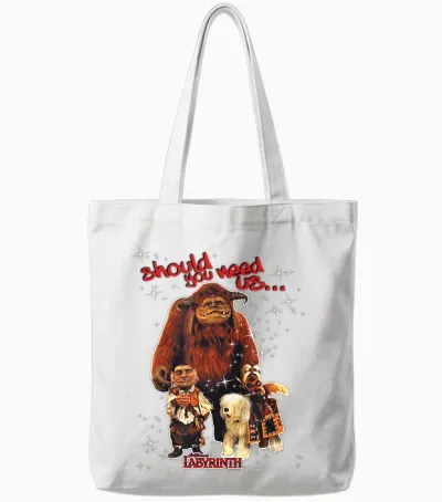 Labyrinth Should You Need Us Tote Bags - White