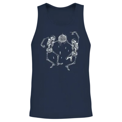 Joji Ballads 1 Merch Slow Dancing Skeletons Unisex Tank Top - Navy