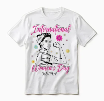 International Women's Day 365/24/7 International Women's Day T-Shirt, White Unisex T-Shirt - White