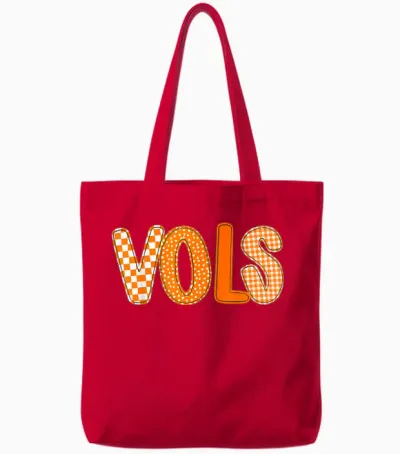 Vintage Classic 90's Vols Tote Bags - Red