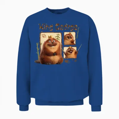 Disney and Pixar's Hoppers King George King of the Beavers Unisex Sweatshirt - Royal