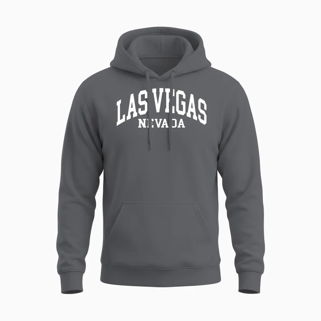 Las Vegas Unisex Hoodie in Charcoal
