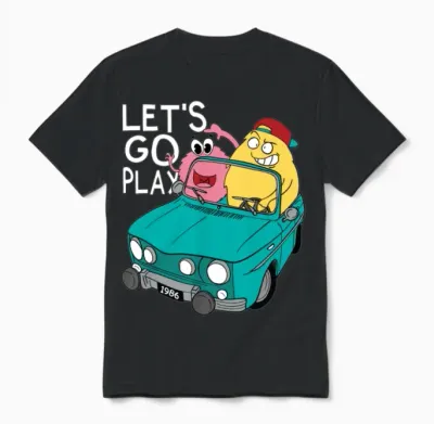 Funny Children 57 Unisex T-Shirt - Black