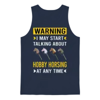 Hobby Horsing Horse Hobbyhorsing Hobbyhorse Unisex Tank Top - Navy – 1