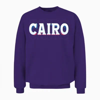 Retro - Cairo Unisex Sweatshirt - Purple
