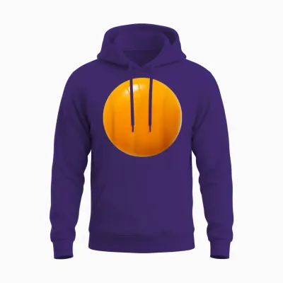 Deviled Egg Yolk Easy Lazy Diy Costume for Halloween Party Unisex Hoodie - Purple
