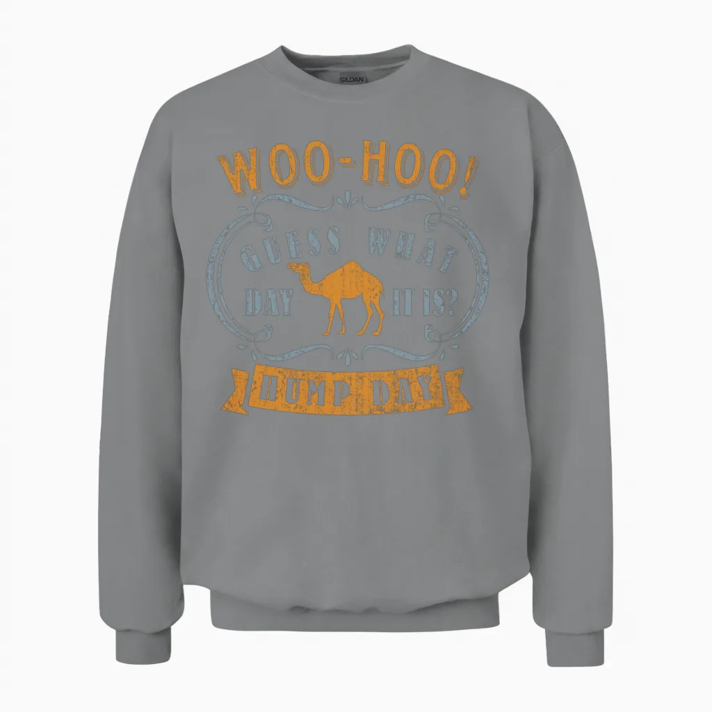 Hump Day - Wednesday Unisex Sweatshirt in Sport Grey