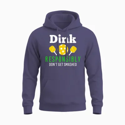 Dink Responsibly Unisex Hoodie - Heather Sport Dark Navy