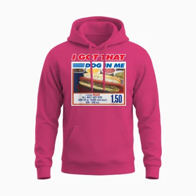 Retro Vintage I Got That Dog in Me Funny Hotdog Men Women Unisex Hoodie - Heliconia