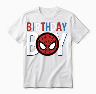 Marvel Avengers Classic Spider-Man Birthday Boy Unisex T-Shirt - White