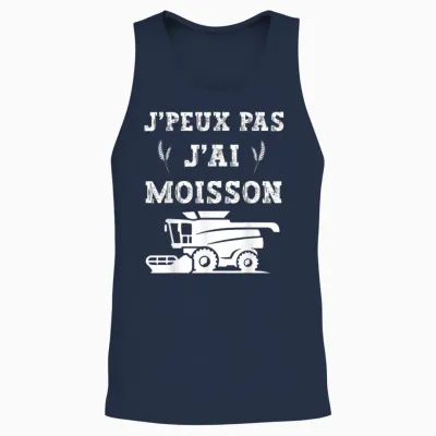 Je Peux Pas J'ai Moisson Cadeau Agriculteur Homme Papa Drôle Unisex Tank Top - Navy