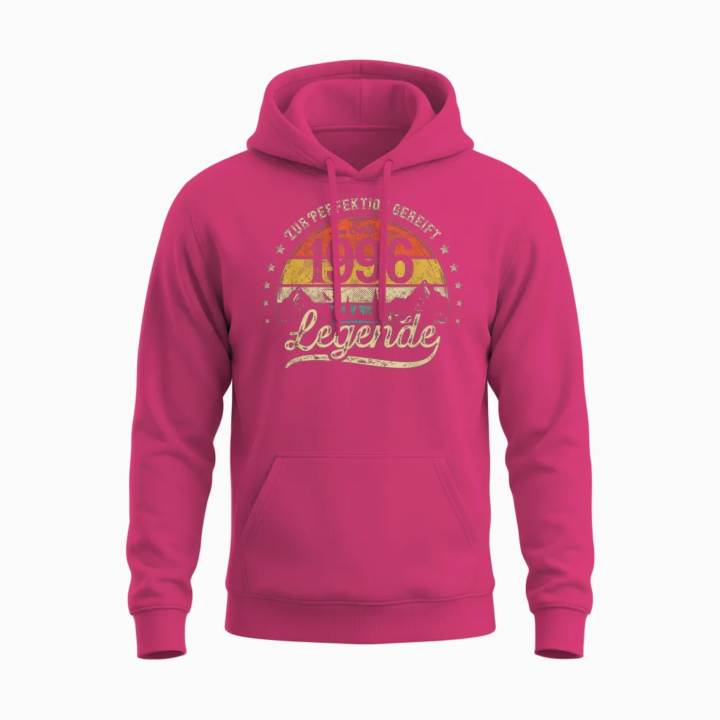 Legende Seit 1996 30 Jahre 30. Geburtstag Mann Frau Geschenk Unisex Hoodie in Heliconia