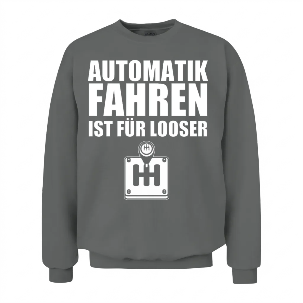 Automatic Manual Transmission Car Stick Drive Unisex Sweatshirt - Graphite Heather