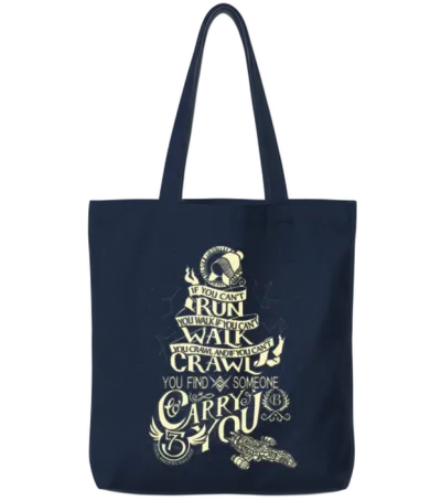 Firefly Shirt - Serenity - When You Can't Run Tote Bags - Navy