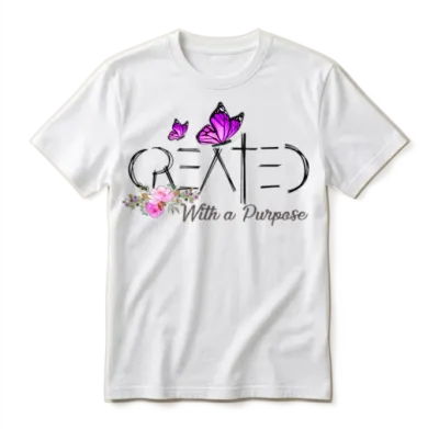 Created with a Purpose Unisex T-Shirt - White